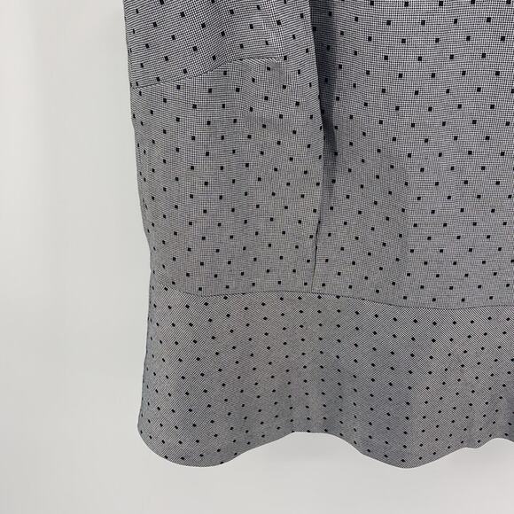 Talbots polka dot print sleeveless career peplum top sz 16 - Picture 3 of 6